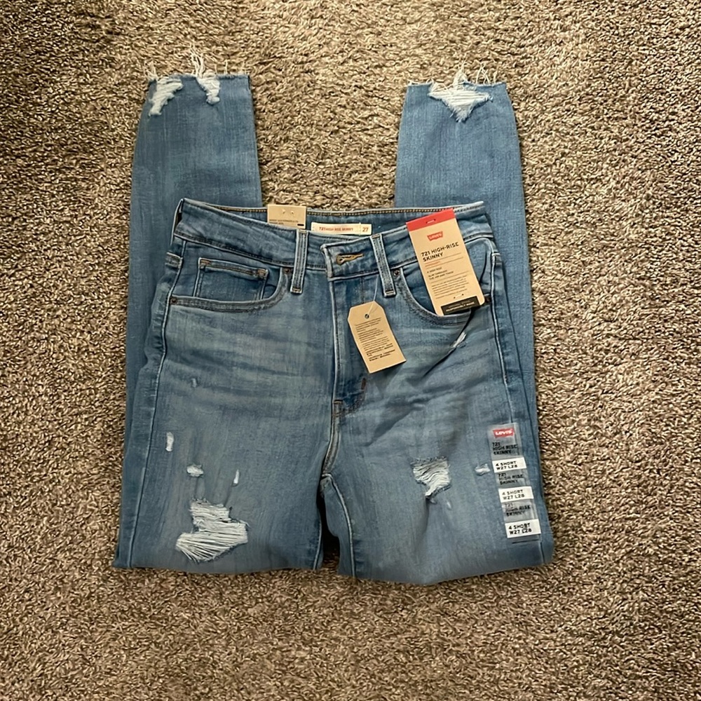 LEVIS 721 HIGH RISE SKINNY JEAN